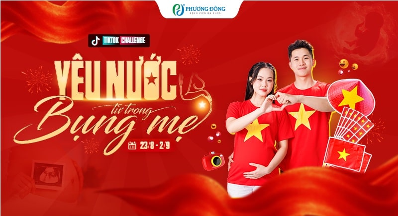 Mời mẹ bầu tham gia TikTok challenge “Yêu nước từ trong bụng mẹ”!