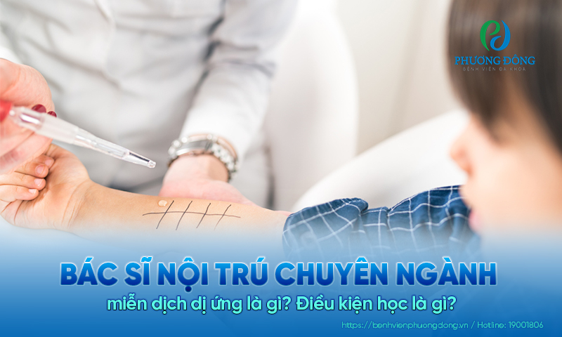 Bác sĩ nội trú miễn dịch dị ứng là gì? Điều kiện học là gì?