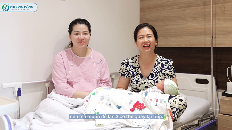 Nếu có lần 3, chắc chắn vẫn chọn đẻ ở Phương Đông