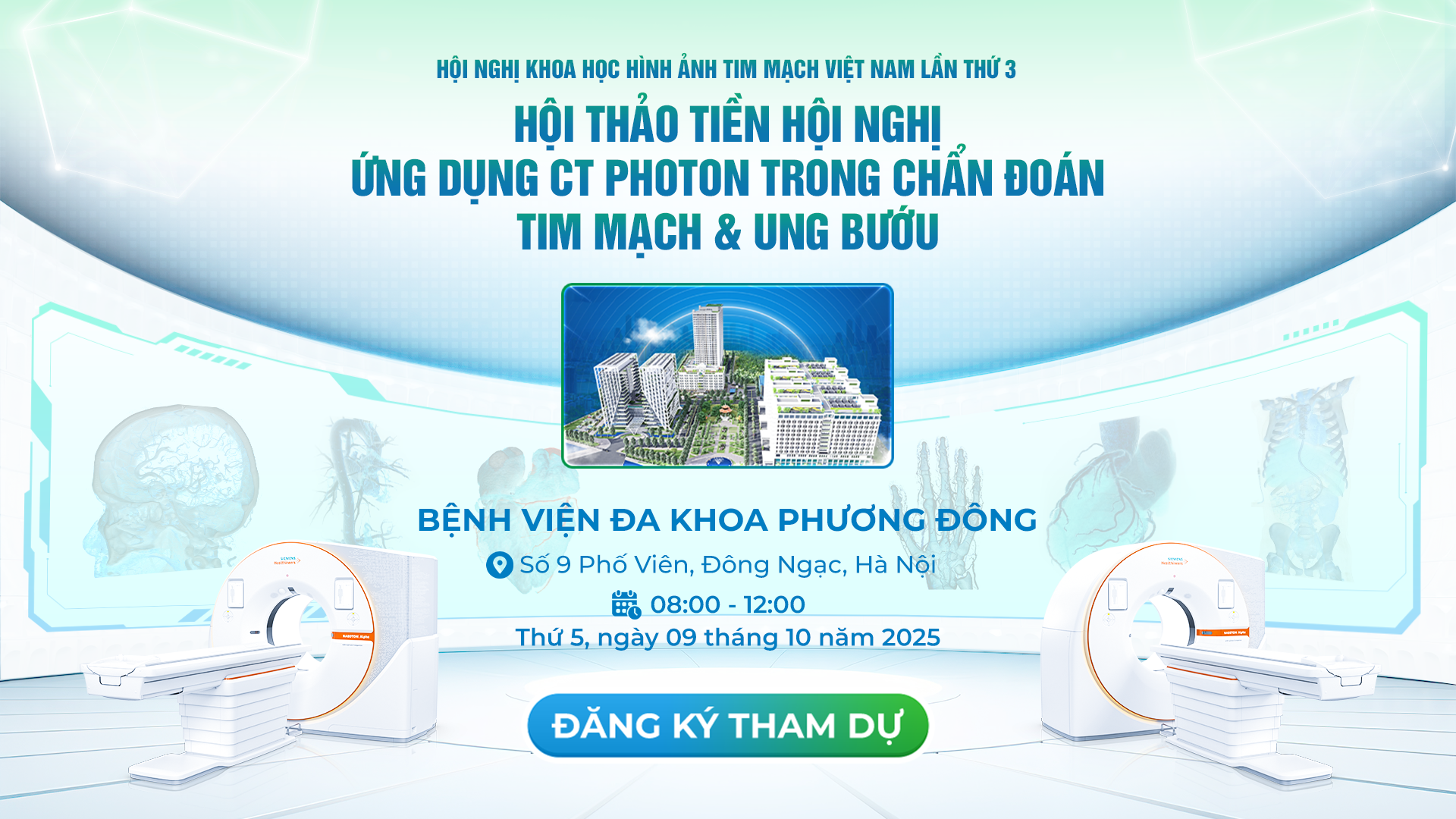 Hội thảo ứng dụng CT Photon trong chẩn đoán tim mạch và ung bướu