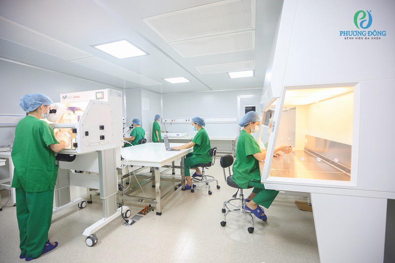 Hệ thống phòng Labo tại TT IVF Phương Đông đạt chuẩn ISO 6 class 1000