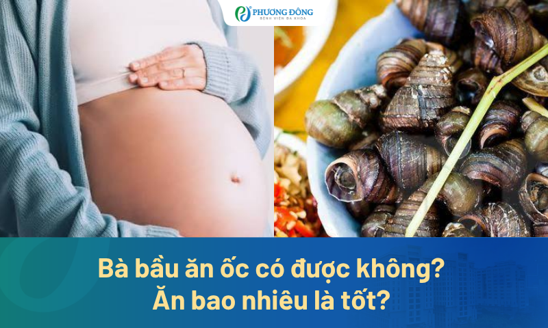 Bà bầu ăn ốc có được không? Ăn bao nhiêu là tốt?