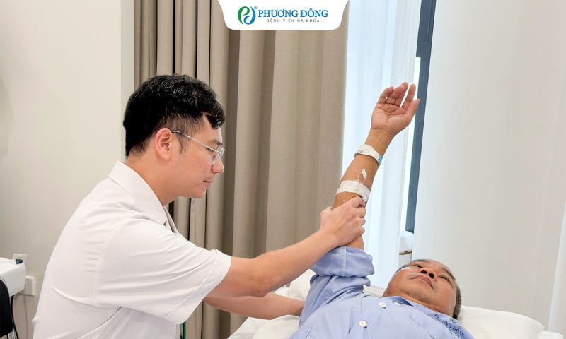 Liệu trình điều trị của người bệnh có thể kết hợp giữa điện xung, siêu âm trị liệu, laser công suất cao hoặc sóng cao tần