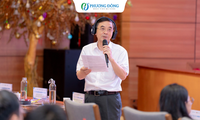 TTND.GS.TS.BSCC Đồng Khắc Hưng chia sẻ tại hội thảo.