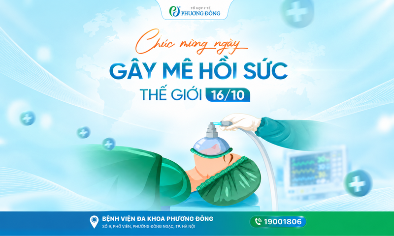 Kỷ niệm 180 năm ngày Gây mê Thế giới 16/10/1846 – 16/10/2026