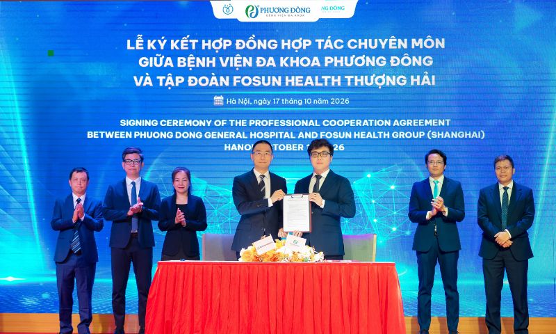 Phương Đông ký kết hợp tác với Fosun Health Thượng Hải (Trung Quốc)