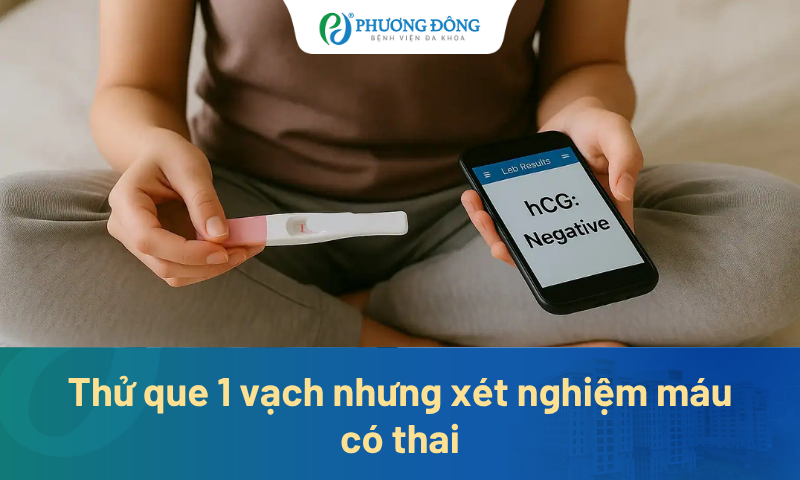 Thử que 1 vạch nhưng xét nghiệm máu có thai liệu có phải đã mang bầu?