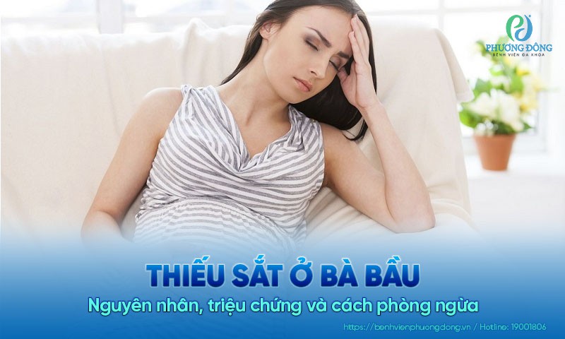 Thiếu sắt ở bà bầu: Nguyên nhân, triệu chứng và cách phòng ngừa