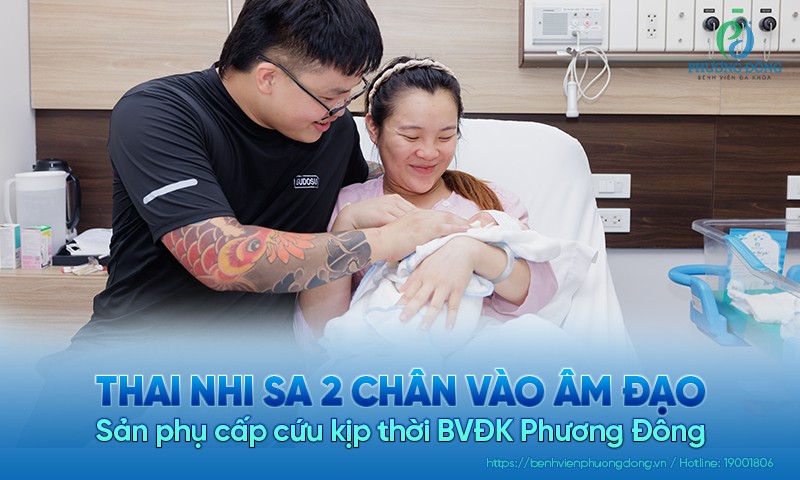 Vỡ ối bất ngờ, thai sa hai chân vào âm đạo: Hành trình “vượt cạn trong gang tấc”