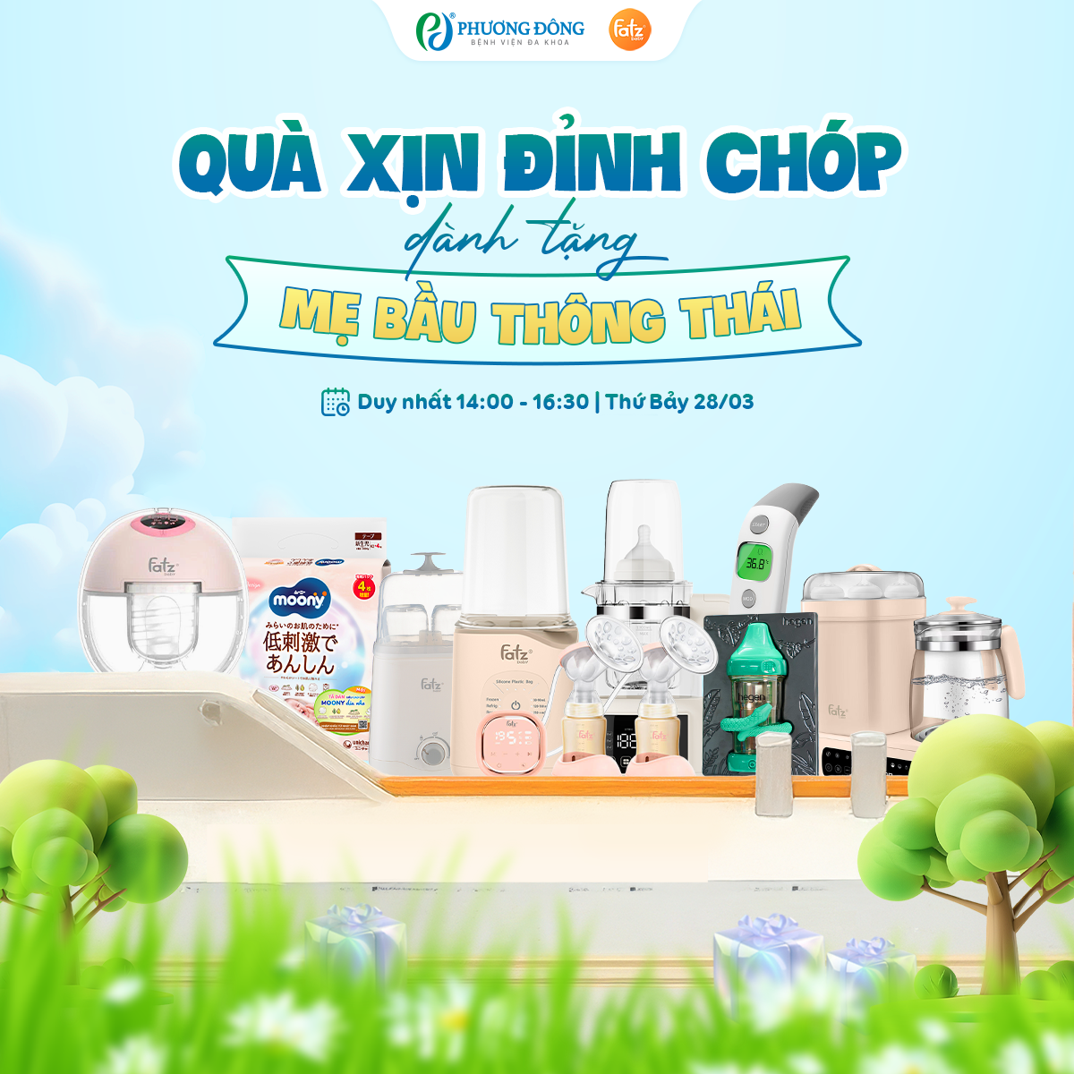 “Săn” quà hấp dẫn từ Fatzbaby tại hội thảo thai sản tháng 3/2026