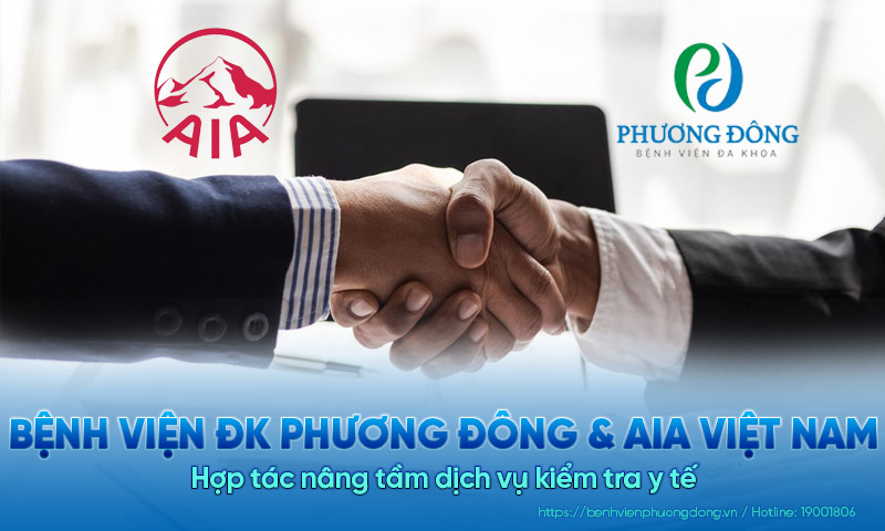 Bệnh viện Đa khoa Phương Đông x AIA Việt Nam hợp tác nâng tầm dịch vụ kiểm tra y tế
