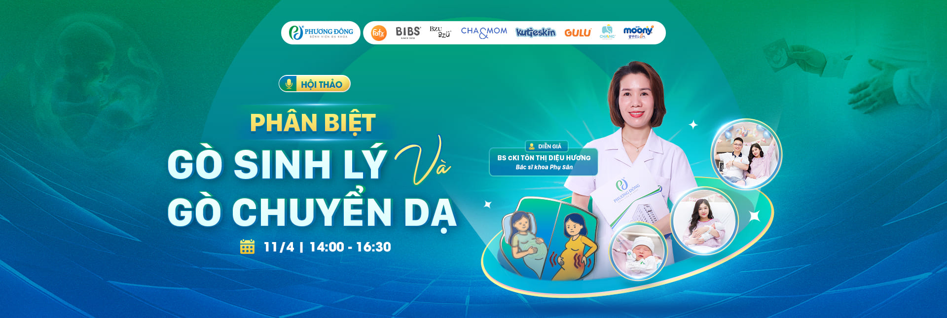 hội thảo thai sản tháng 4.2026