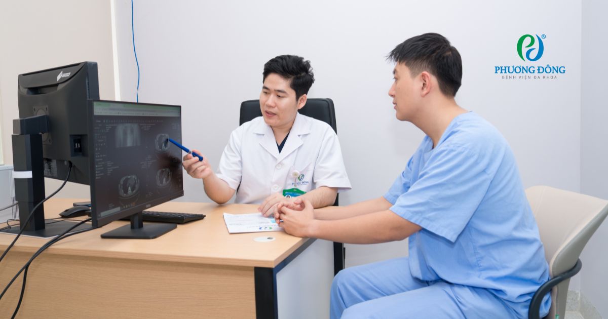 Sau khi sinh thiết, các bác sĩ Bệnh viện Đa khoa Phương Đông đã phát hiện bệnh nhân mắc ung thư phổi giai đoạn sớm