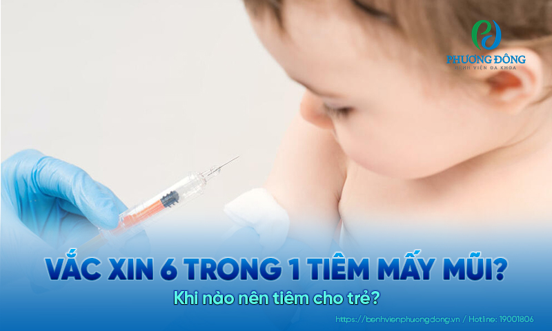 Vắc xin 6 trong 1 tiêm mấy mũi? Khi nào nên tiêm cho trẻ?
