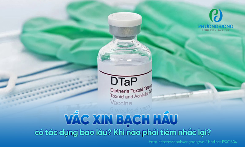 Vắc xin bạch hầu có tác dụng bao lâu? Khi nào phải tiêm nhắc lại?