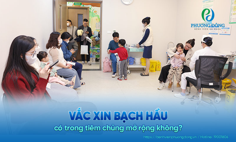 Vắc xin bạch hầu có trong tiêm chủng mở rộng không?