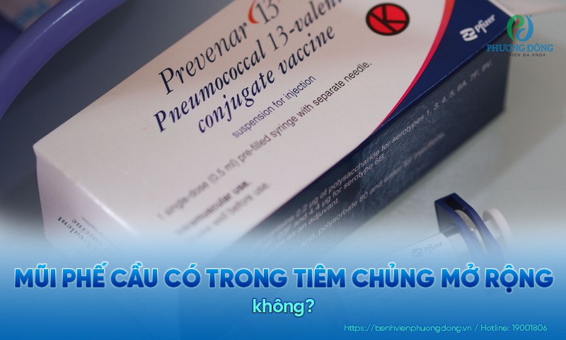 Mũi phế cầu có trong tiêm chủng mở rộng không? Đăng ký tại Bệnh viện Phương Đông