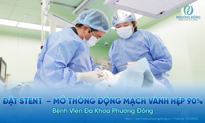 Đặt stent kịp thời cứu bệnh nhân hẹp động mạch vành trên 90%: Cảnh báo từ những cơn đau ngực kéo dài