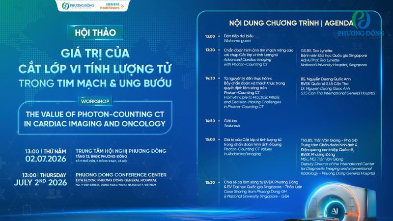 [HỘI THẢO KHOA HỌC] Giá trị của cắt lớp vi tính lượng tử trong Tim mạch & Ung bướu