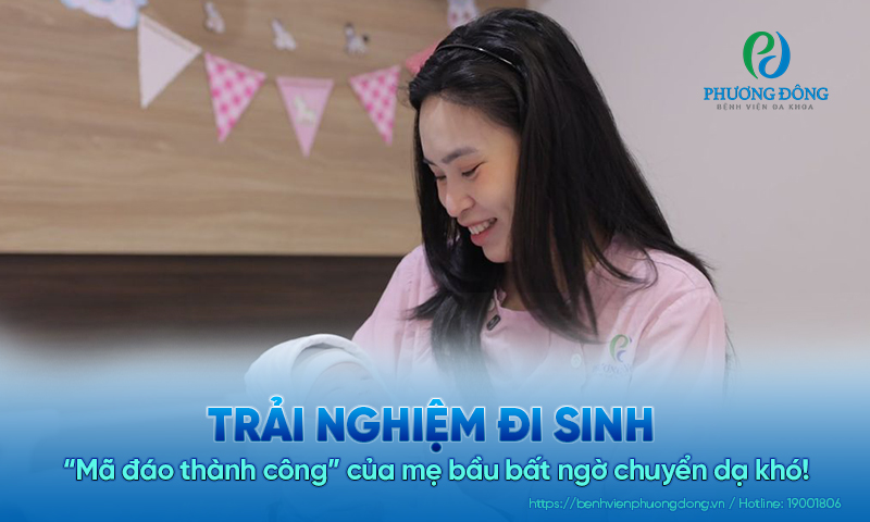 Trải nghiệm đi sinh “Mã đáo thành công” của mẹ bầu bất ngờ chuyển dạ khó!