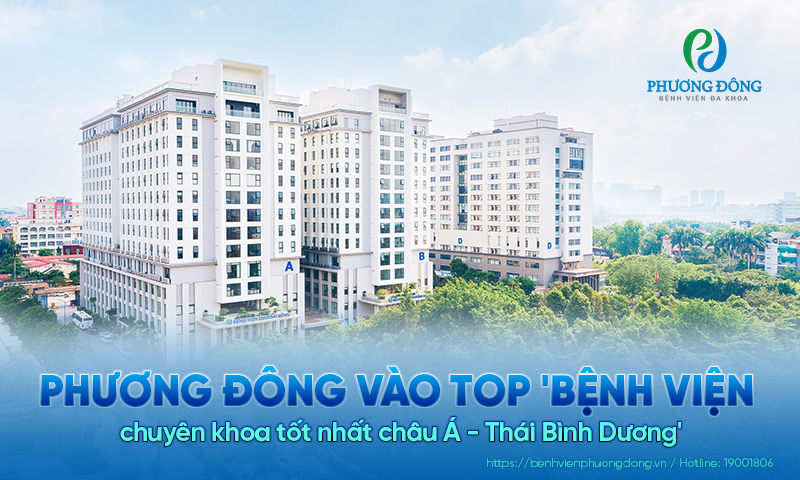 Phương Đông vào top 'Bệnh viện chuyên khoa tốt nhất châu Á - Thái Bình Dương'