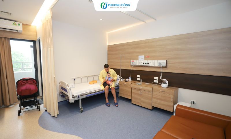 Hệ thống phòng nội lưu viện Khoa Nhi khang trang
