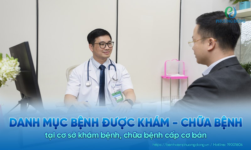 Danh mục một số bệnh được khám - chữa bệnh tại cơ sở khám bệnh, chữa bệnh cấp cơ bản