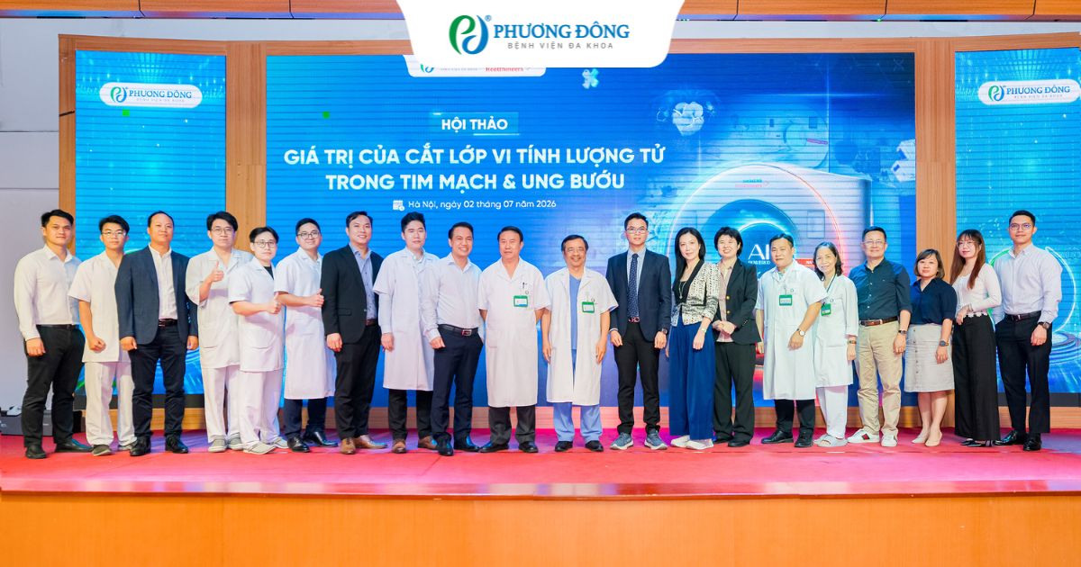 BVĐK Phương Đông tổ chức thành công Hội thảo khoa học về ứng dụng CT đếm photon trong tim mạch và ung bướu