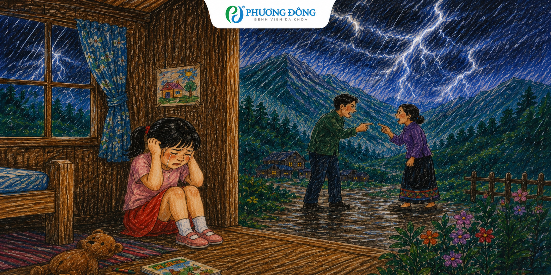 “Điều cháu sợ nhất là tiếng người lớn cãi nhau” – Nỗi sợ bắt nguồn từ một biến cố