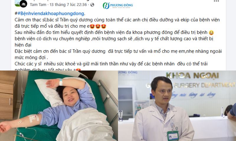 Chị Tam Tam và mẹ tin tưởng điều trị bởi ThS.BS Trần Quý Dương sau nhiều ngày tìm hiểu