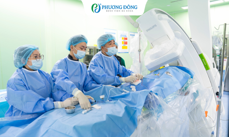 4 Ca can thiệp mạch vành trong một buổi sáng - Khẳng định năng lực xử trí ca bệnh phức tạp tại Phương Đông