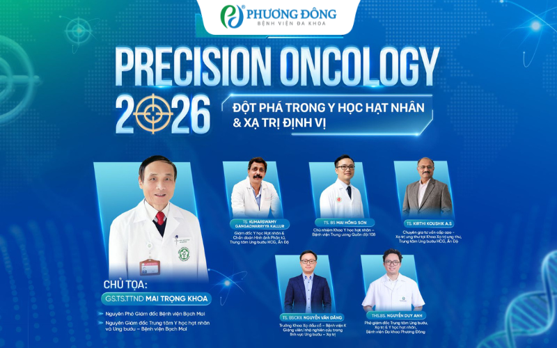 Bệnh viện Phương Đông tổ chức hội thảo quốc tế về đột phá trong y học hạt nhân và xạ trị định vị