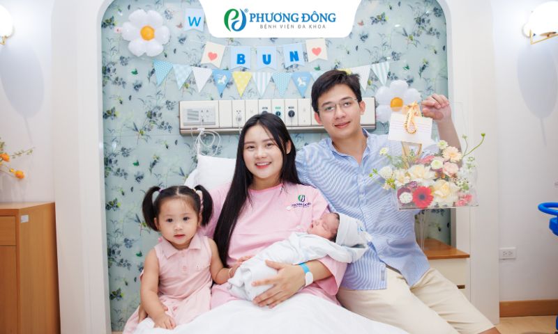 Nhật ký chào đời của bé Bun tại Bệnh viện Đa khoa Phương Đông