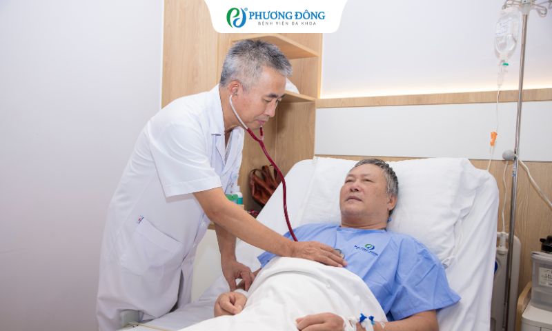 Tái sinh nhịp thở cho bệnh nhân 72 tuổi bị hẹp 95% mạch vành tại BVĐK Phương Đông