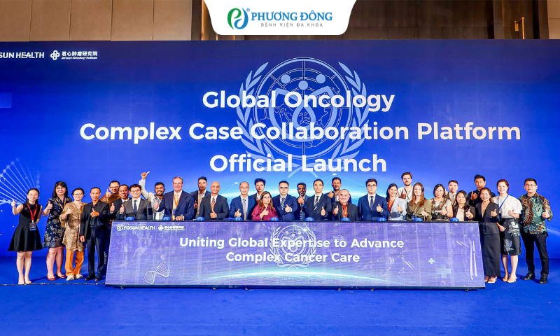 Trung tâm Ung bướu Phương Đông khẳng định định hướng đẩy mạnh hợp tác quốc tế thông qua việc gia nhập Nền tảng Hợp tác Ca bệnh Ung thư Phức tạp Toàn cầu do Fosun Health thành lập.