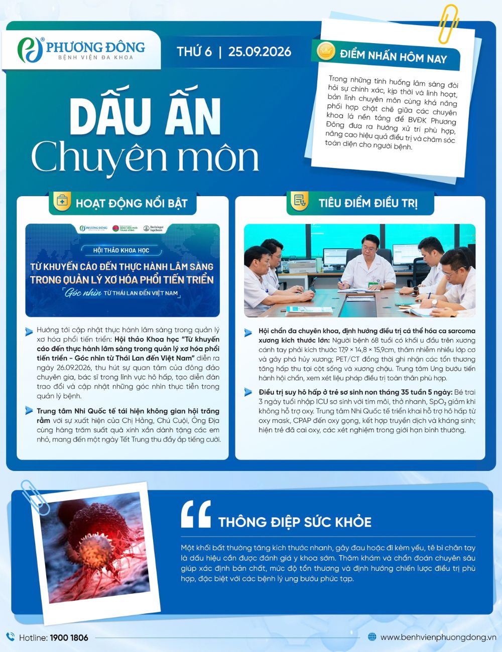Dấu ấn chuyên môn Bệnh viện Đa khoa Phương Đông 25-9-2026