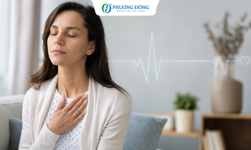 Tình trạng tim đập nhanh, hồi hộp thường chỉ kéo dài vài phút.