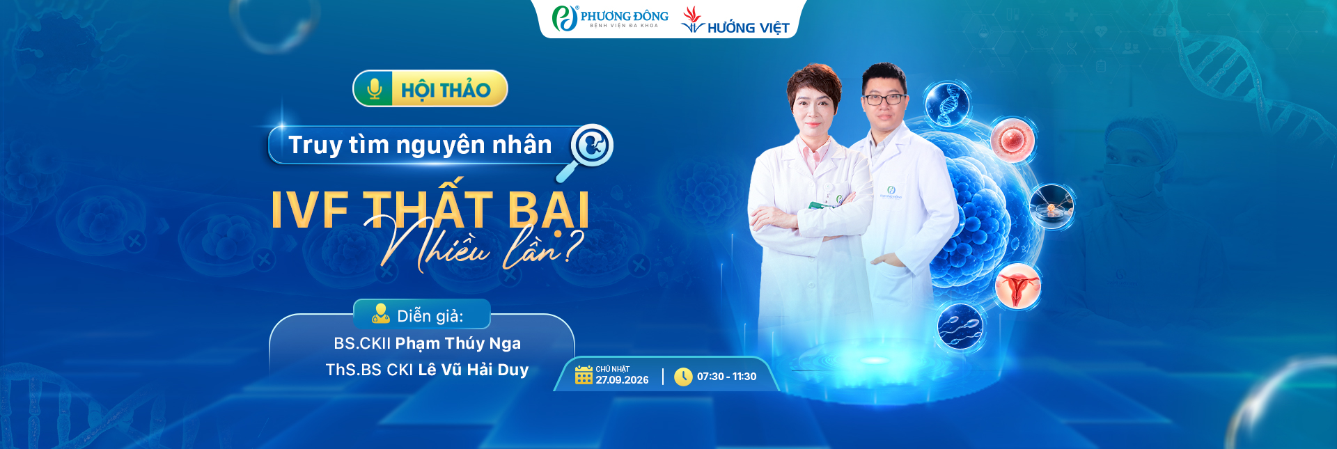 Hội thảo IVF tháng 9.2026