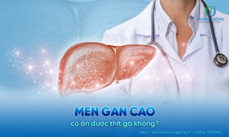Men gan cao có được ăn thịt gà không?