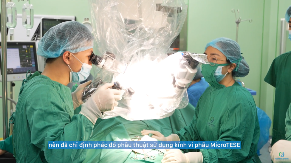 Phẫu thuật Microtese tìm tinh trùng cho bệnh nhân từng bị quai bị