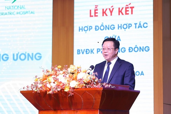 Ông Nguyễn Trung Anh giám đốc Bệnh viện Lão khoa Trung ương