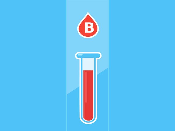 Nhóm máu B chia ra thành 2 nhóm nhỏ là B+ và B-