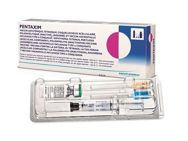 Vắc xin 5 trong 1 Pentaxim  giúp phòng bệnh bạch hầu, uốn ván, ho gà, bại liệt và các bệnh lý do nhiễm khuẩn HIB