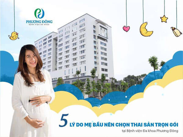 Thai sản trọn gói tại Phương Đông, bệnh viện mô hình khách sạn hiện đại tiện nghi sẽ giúp mẹ bầu có cảm giác như đi nghỉ dưỡng
