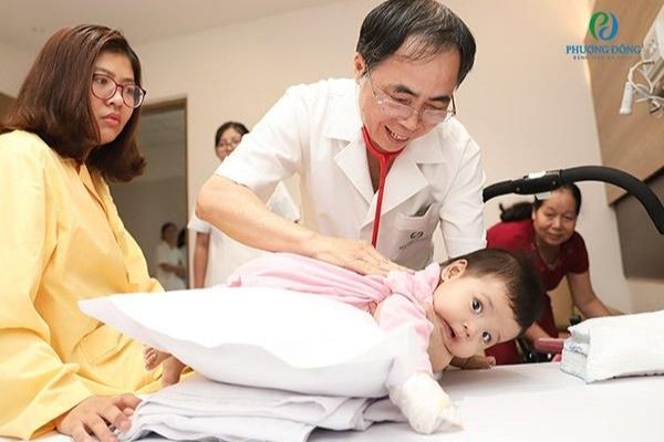 Bệnh viện Đa khoa Phương Đông được nhiều cha mẹ lựa chọn để thăm khám cho con em mình