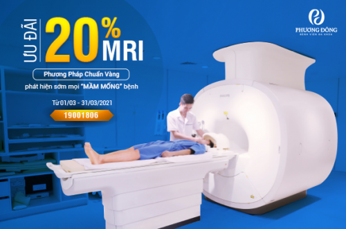 Ưu đãi chụp cộng hưởng từ MRI tháng 3/2021