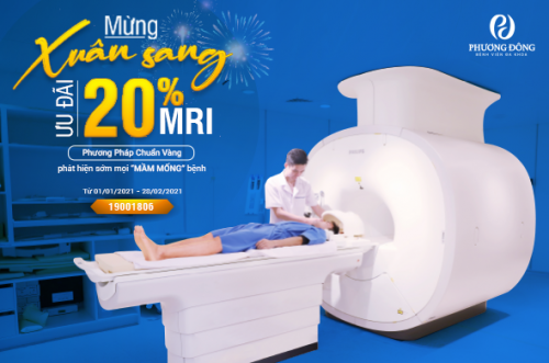 Ưu đãi chụp cộng hưởng từ MRI mừng Xuân Tân Sửu 2021