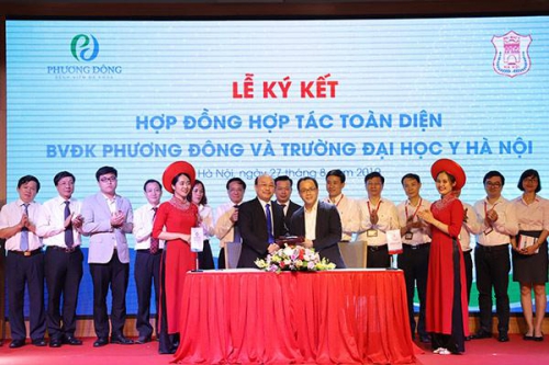 Bệnh viện Đa khoa Phương Đông hợp tác toàn diện với Đại học Y Hà Nội 