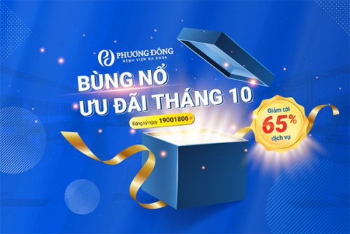 Bùng nổ ưu đãi dịch vụ tháng 10 - Bệnh viện Đa khoa Phương Đông