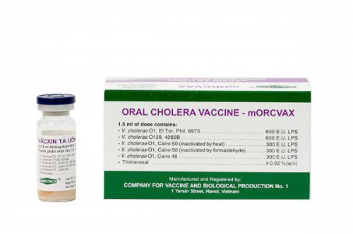 Thông tin chi tiết về vắc xin phòng tả Morcvax